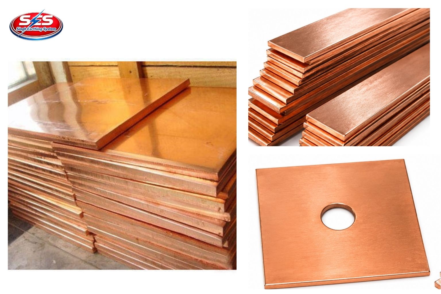 Copper Earthing Plate